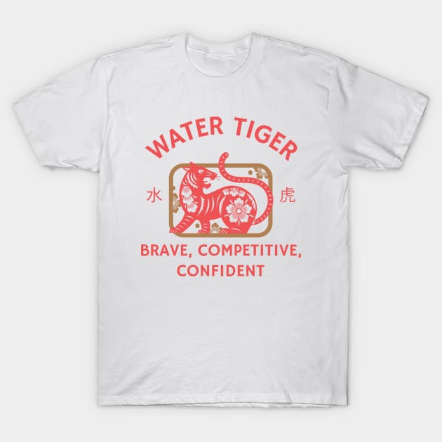 Year of the Tiger Chinese Zodiac T-Shirt by Tip Top Tee's